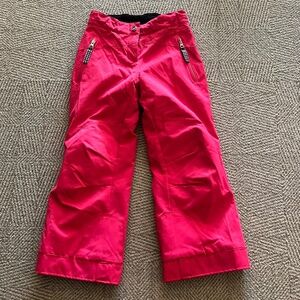 Girls Size 6 Obermeyer Hibiscus Pink Snow/Ski Pants